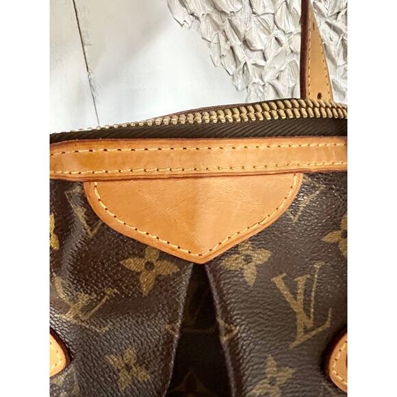 Louis Vuitton Monogram Palermo GM Coated Canvas Shoulder Tote Handbag Brown - Picture 8 of 16